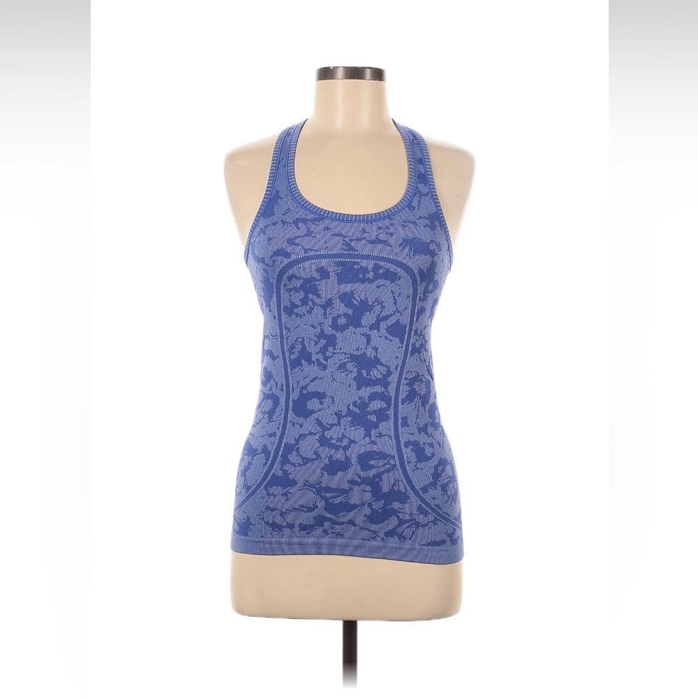 Lululemon Swiftly Tech Racerback Blue Active Tank Top Size 4